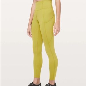 Lululemon Golden Lime Fast&Free Leggings!